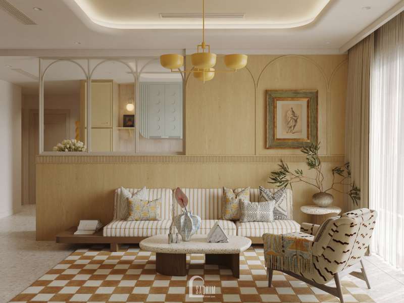 Thiết kế nội thất chung cư 3 ngủ phong cách Modern Eclectic Vintage - Nơi vẻ đẹp hoài niệm gặp gỡ nhịp sống đương đại
